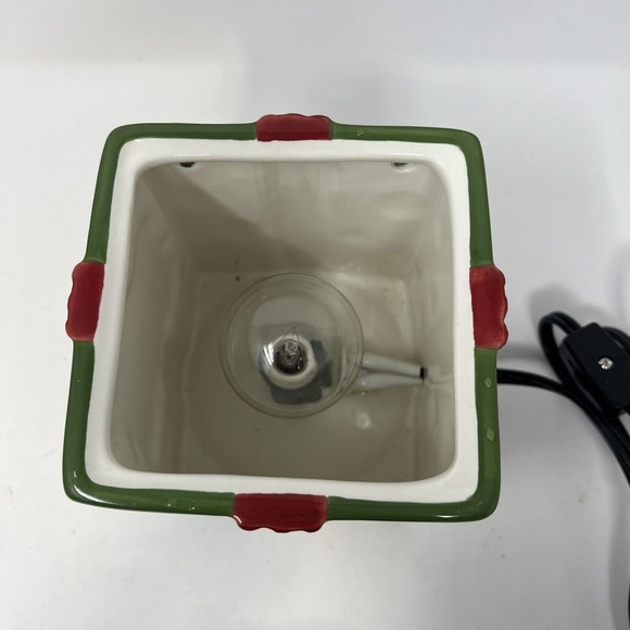 Scentsy All Wrapped Up Retired Wax Warmer Full Size Holiday Collection 2010 - Picture 6 of 8